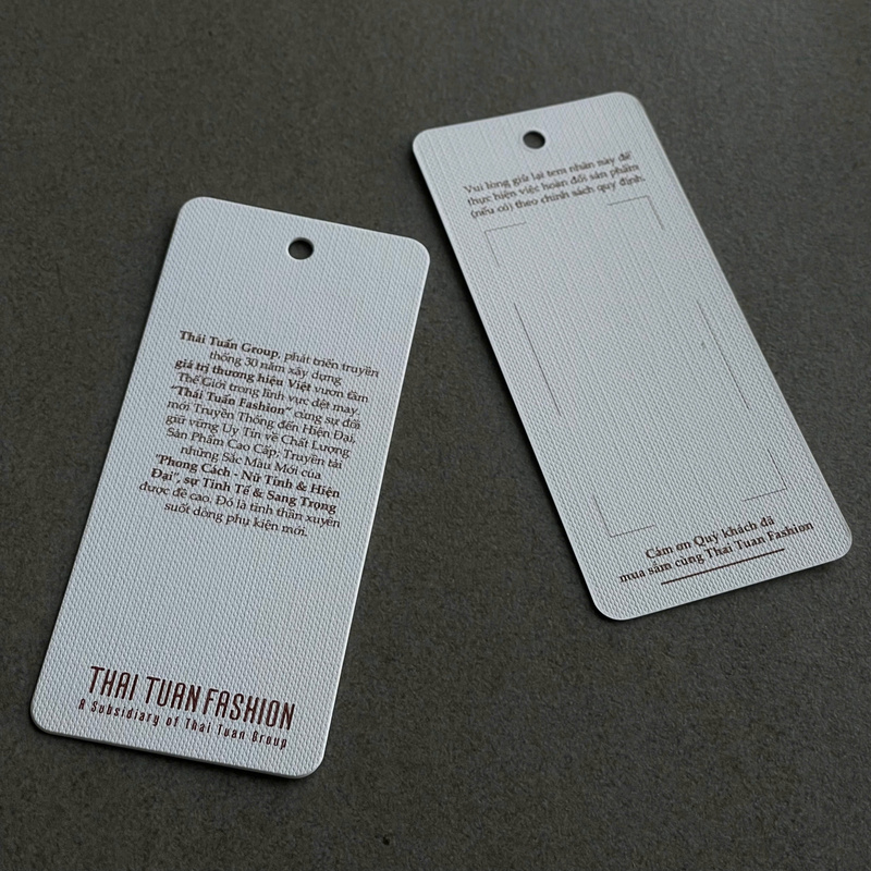 Thẻ bài - Phụ Liệu May Mặc Jang Trim  - Công ty TNHH Jang Trim